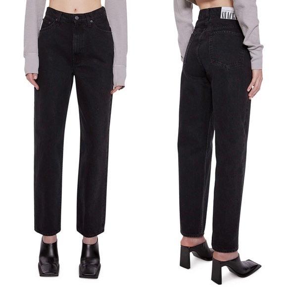 MOTHER Denim - MOTHER💕Snacks Double Stack Hover High Waist Ankle Straight Leg Jeans Size 25